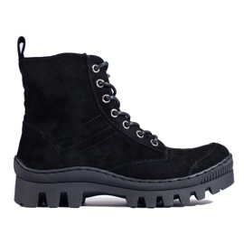 S. BARSKI Schnürstiefel von S.BARSKI schwarz