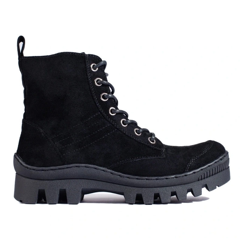 S. BARSKI Schnürstiefel von S.BARSKI schwarz