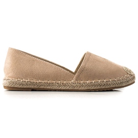 TRENDI Klassische beige Espadrilles