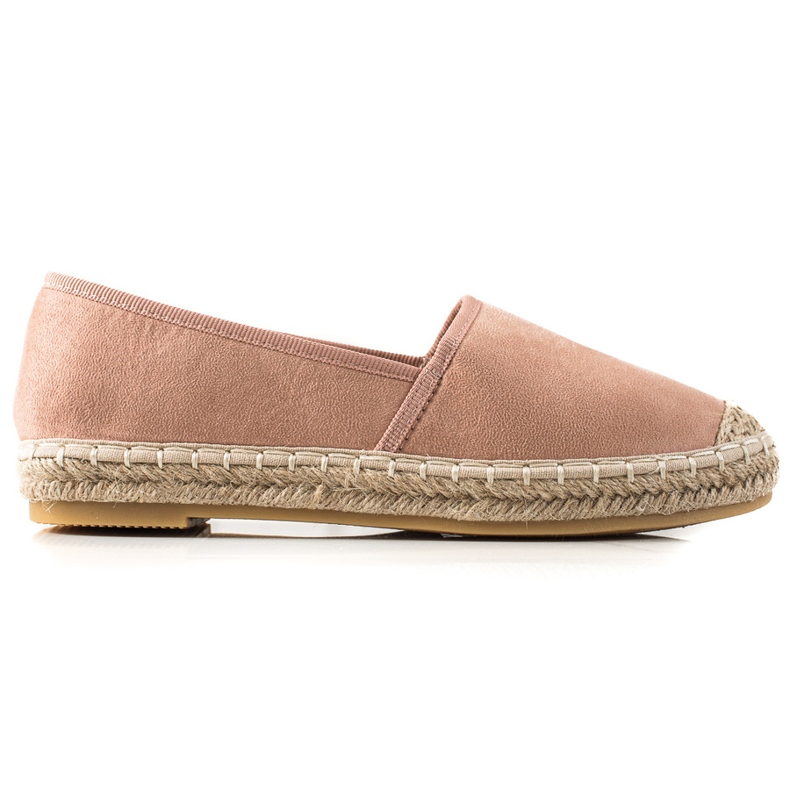 Lucky Shoes Puderfarbene Espadrilles rosa