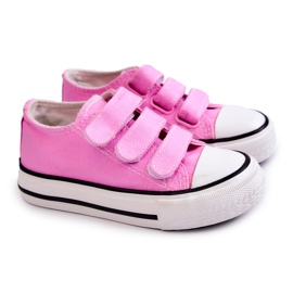 Kinderturnschuhe mit Klettverschluss Pink Bernie rosa