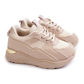 FR1 Sportschuhe für Kinder Turnschuhe Beige Kizzie