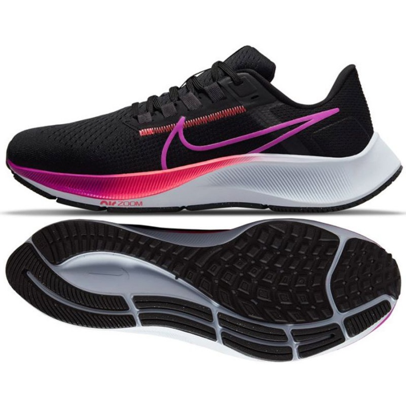 Nike Air Zoom Pegasus 38 W Laufschuhe CW7358 011 schwarz violett rosa
