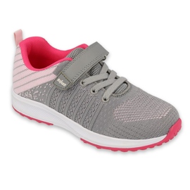 Befado Kinderschuhe 516Y137 rosa grau