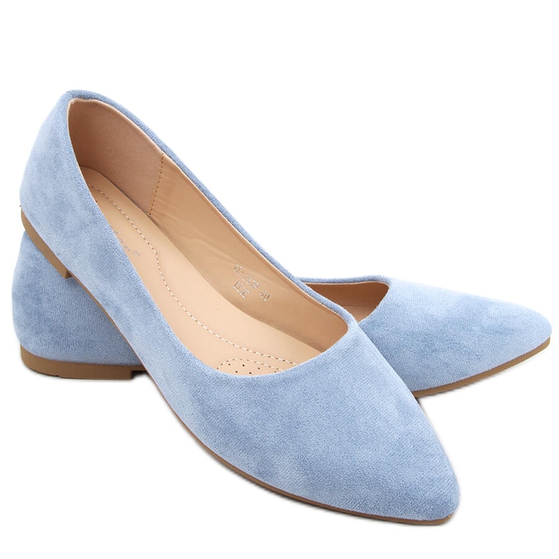 Charita Blaue Ballerinas für Damen