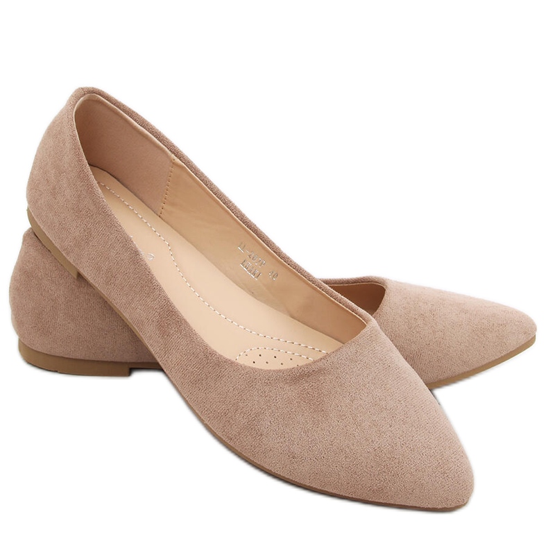 Charita Khaki Damenballerinas beige