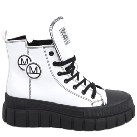 Ayse WEISS / SCHWARZE Turnschuhe weiß