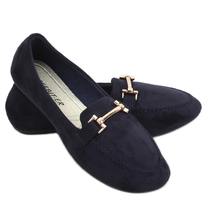 Kubra Navy Damen-Slipper navy blau