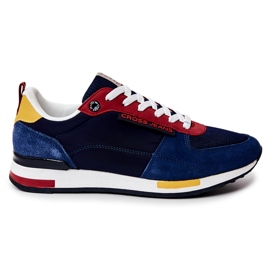 Herren Sportschuhe Cross Jeans JJ1R4008C Marineblau mehrfarbig