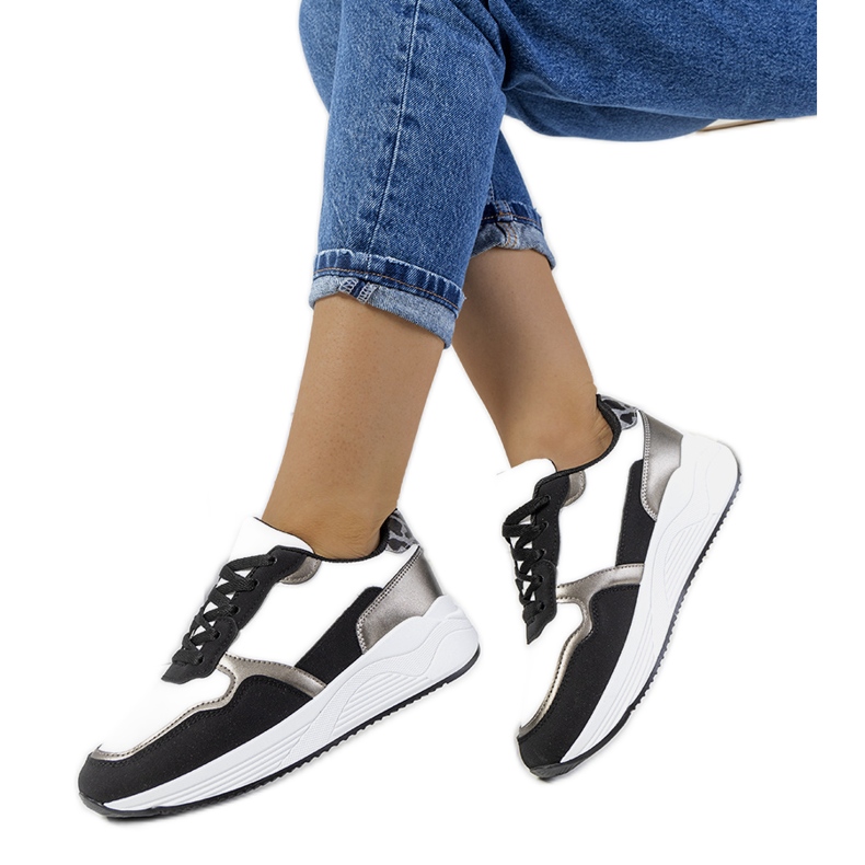 Schwarze Mazzanta-Turnschuhe weiß