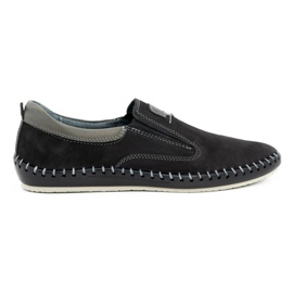 Olivier Leder Herrenschuhe 816MA schwarz