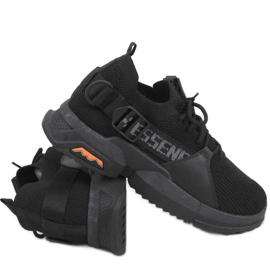 Hiral Schwarze Socken Sportschuhe