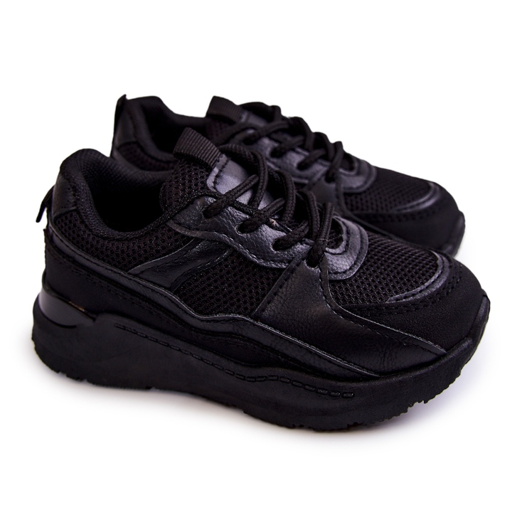 FR1 Sportschuhe für Kinder Turnschuhe Schwarz Kizzie