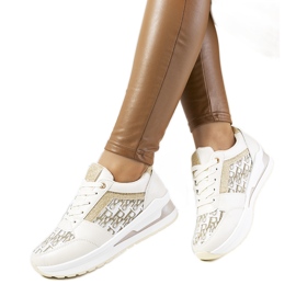 Beige Aloisia-Turnschuhe