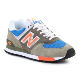 Schuhe New Balance M ML574LA2 blau grau