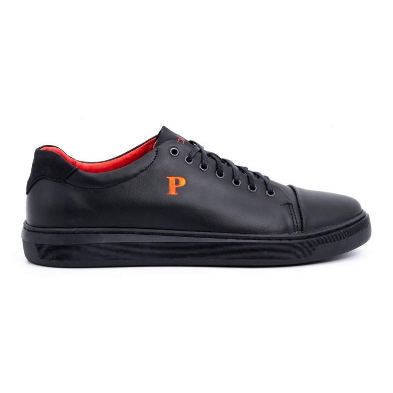 Polbut Herren Lederschuhe 2109 schwarz