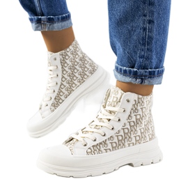 Beige Turnschuhe, Damenschuhe, Chester