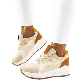 Eryn beige Damenturnschuhe