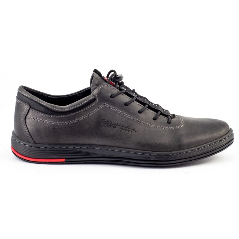 Polbut Herren Leder Freizeitschuhe K23 grau