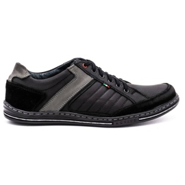 Olivier Herren Lederschuhe 236GT schwarz