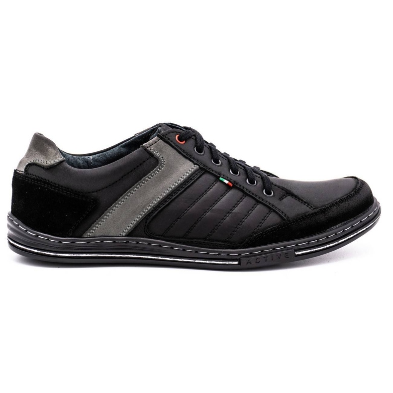 Olivier Herren Lederschuhe 236GT schwarz
