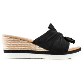 W. Potocki Keilsandalen Potocki schwarz