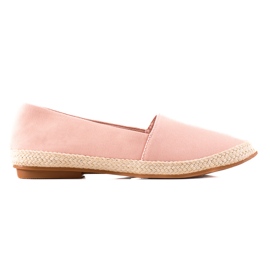 Ideal Shoes Klassische Espadrilles rosa
