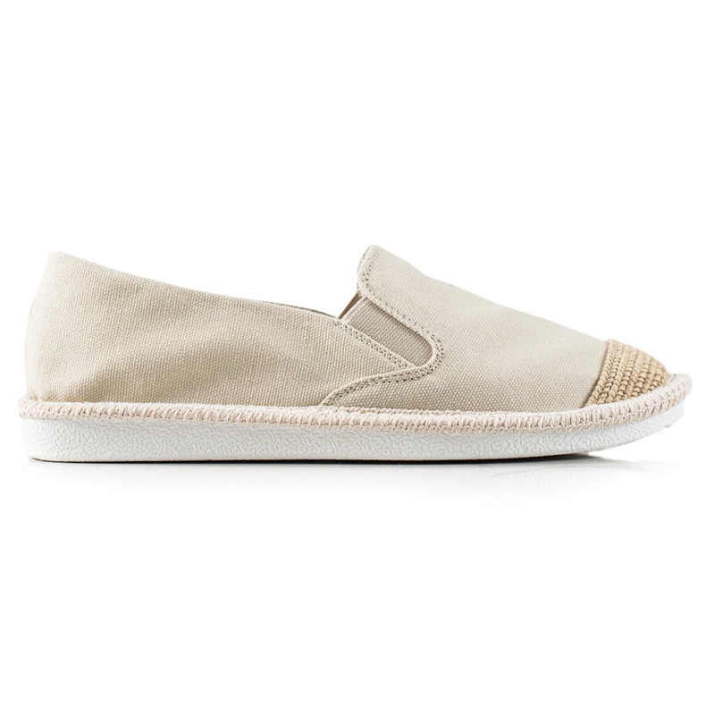 TRENDI Lässige beige Espadrilles