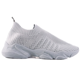 Sweet Shoes Slip-on-Sport-Turnschuhe grau