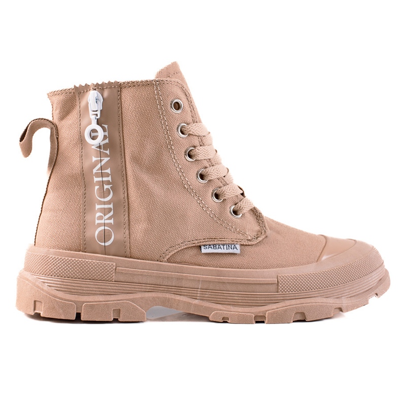 Sabatina Original hohe Sneakers beige braun