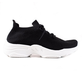 Renda Schwarze Turnschuhe zum Schnüren