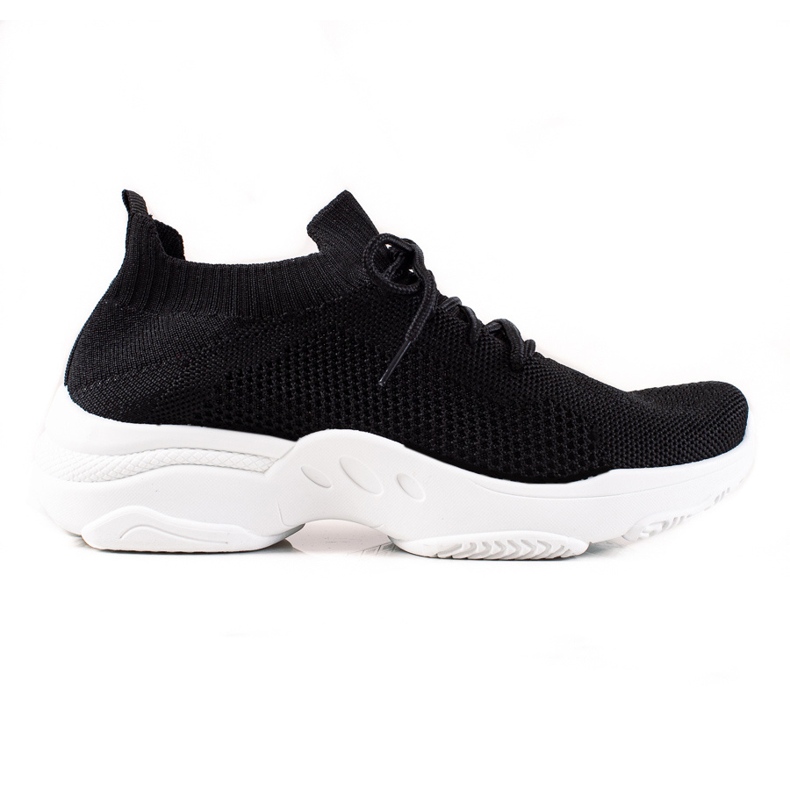 Renda Schwarze Turnschuhe zum Schnüren