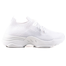 Renda Weiße Turnschuhe zum Schnüren