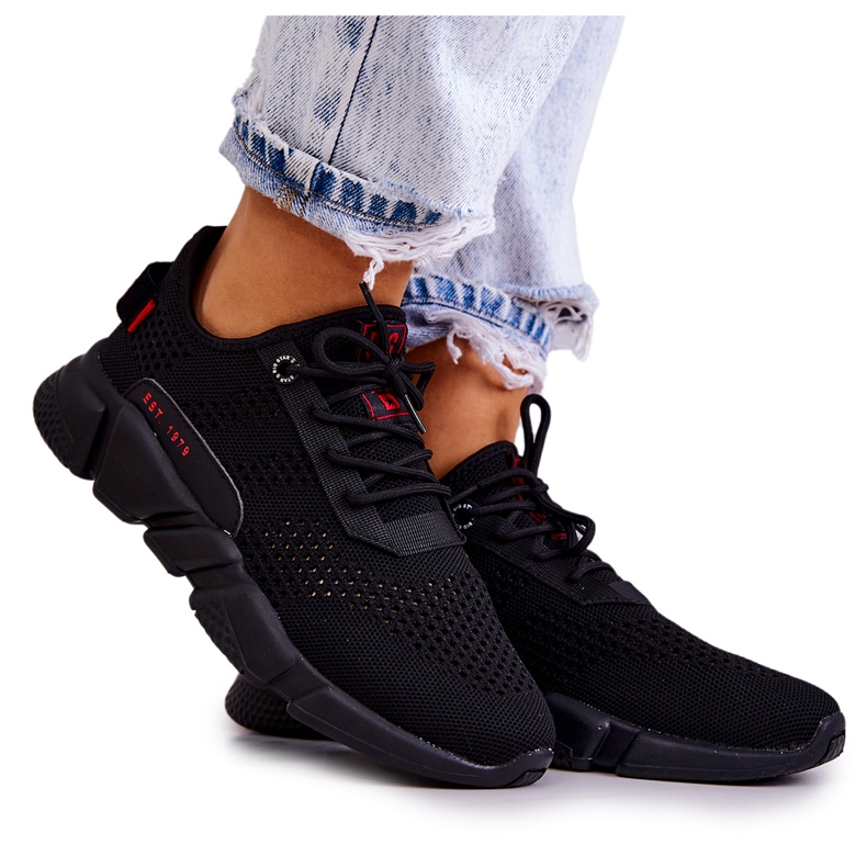 Sportschuhe für Damen Memory Foam Big Star JJ274273 Schwarz