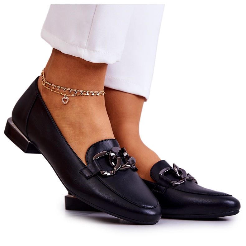 Damenhalbschuhe Sergio Leone MK739 Schwarz