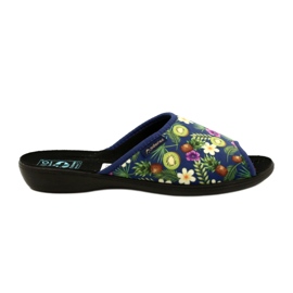 Hausschuhe Hausschuhe Kiwi Adanex DIK2 Tęg. G1 / 2 26061 Marineblau lila mehrfarbig grün