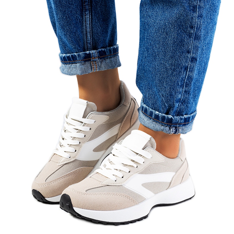 Graue Turnschuhe Torino