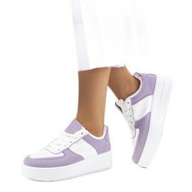 Violette Isotta-Sneaker für Damen weiß