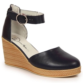 Keilsandalen Filippo W PAW340B marineblau