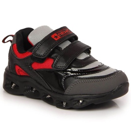 Schuhe glänzende Sohle News Jr EVE348 schwarz