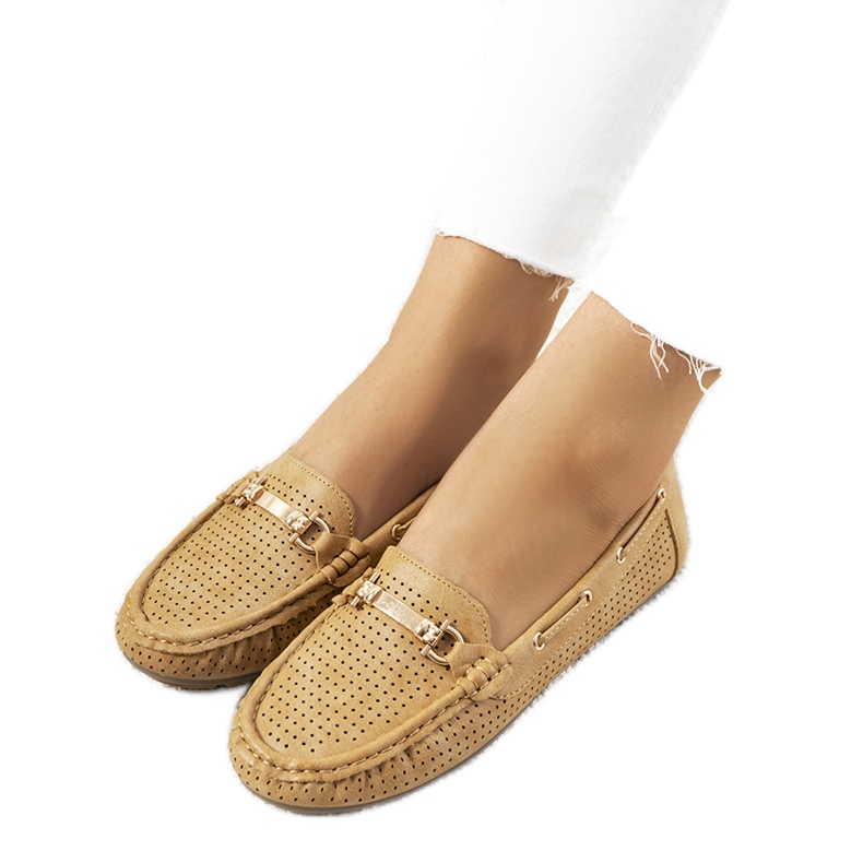 Beige Braune Townley Loafer für Damen