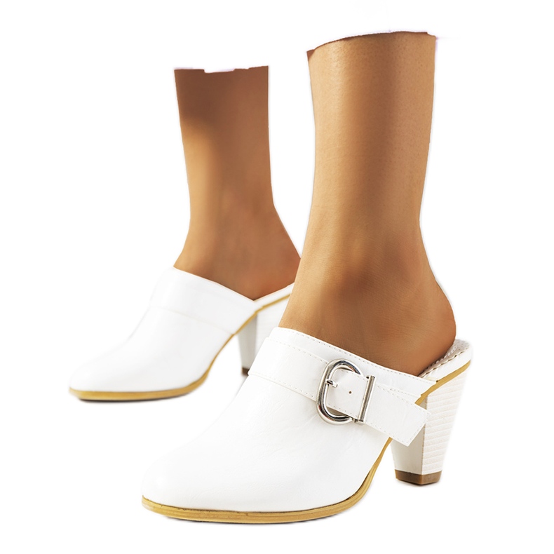 Weiße Gralow High Heels