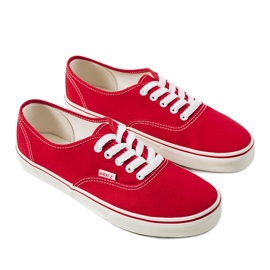 Flachs Herren Turnschuhe in Rot