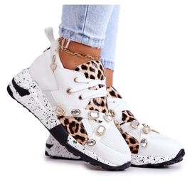 Damen Sportschuhe Lu Boo White Frency weiß