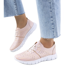 Enid rosa holografische Turnschuhe