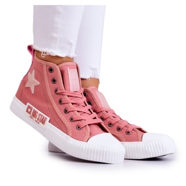 Klassische High-Top-Sneakers Big Star JJ274382 Pink rosa