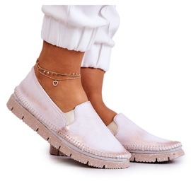 Damen-Slipper aus Leder Maciejka 03512-28 Hellrosa