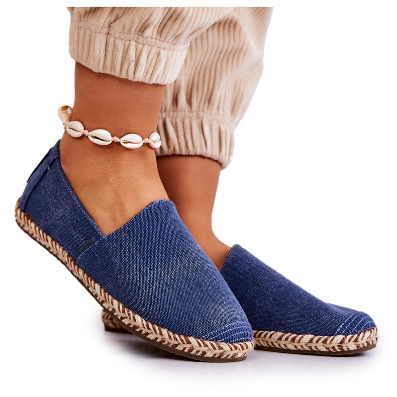 Klassische Espadrilles Big Star JJ274902 Blau
