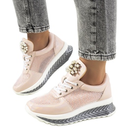 Rosa holografische Turnschuhe von Saggers