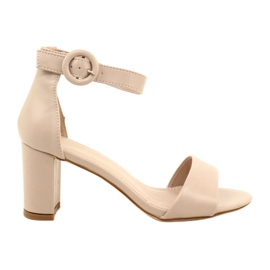 Frauensandalen auf dem Evento Post 20SD98-1617 Beige